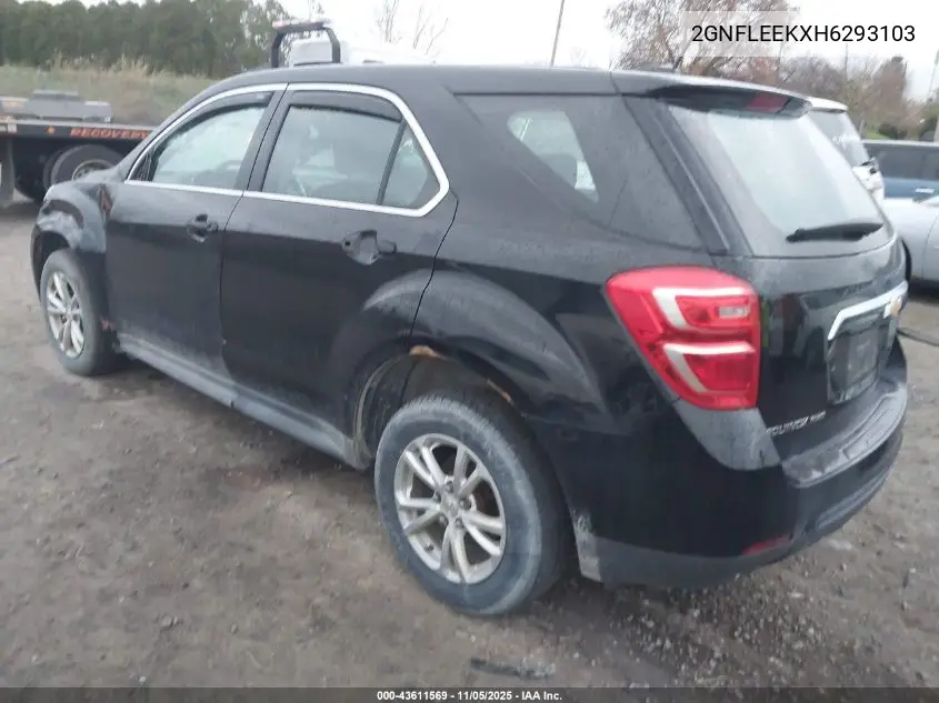 2GNFLEEKXH6293103 2017 Chevrolet Equinox Ls
