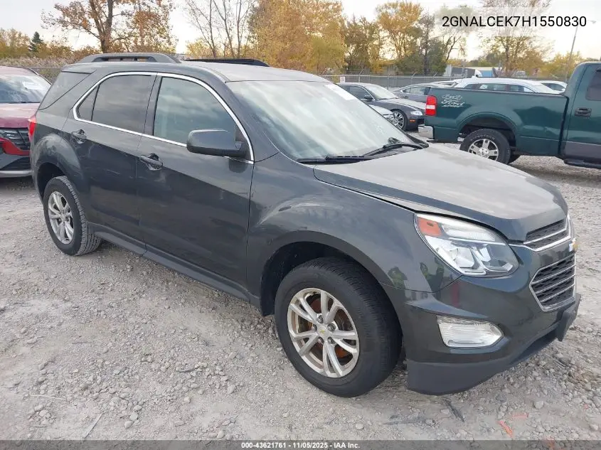 2GNALCEK7H1550830 2017 Chevrolet Equinox Lt
