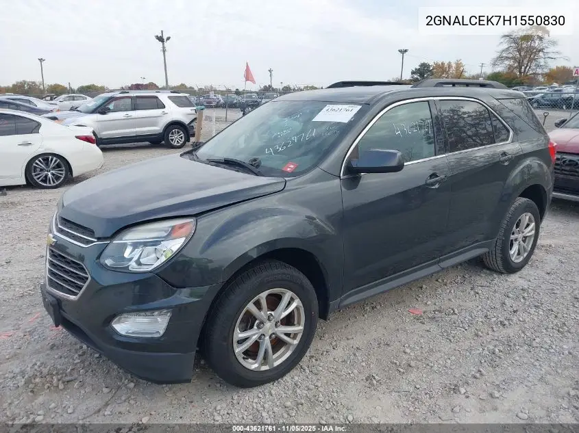 2GNALCEK7H1550830 2017 Chevrolet Equinox Lt