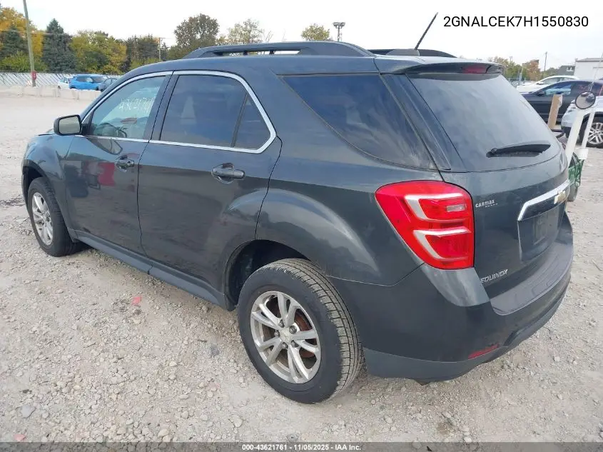 2GNALCEK7H1550830 2017 Chevrolet Equinox Lt