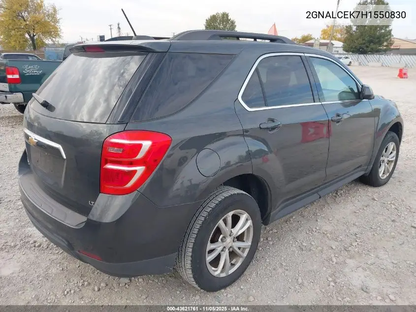 2GNALCEK7H1550830 2017 Chevrolet Equinox Lt