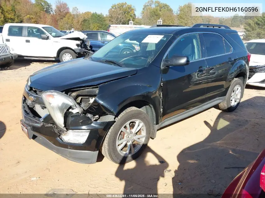 2GNFLFEK0H6160596 2017 Chevrolet Equinox Lt
