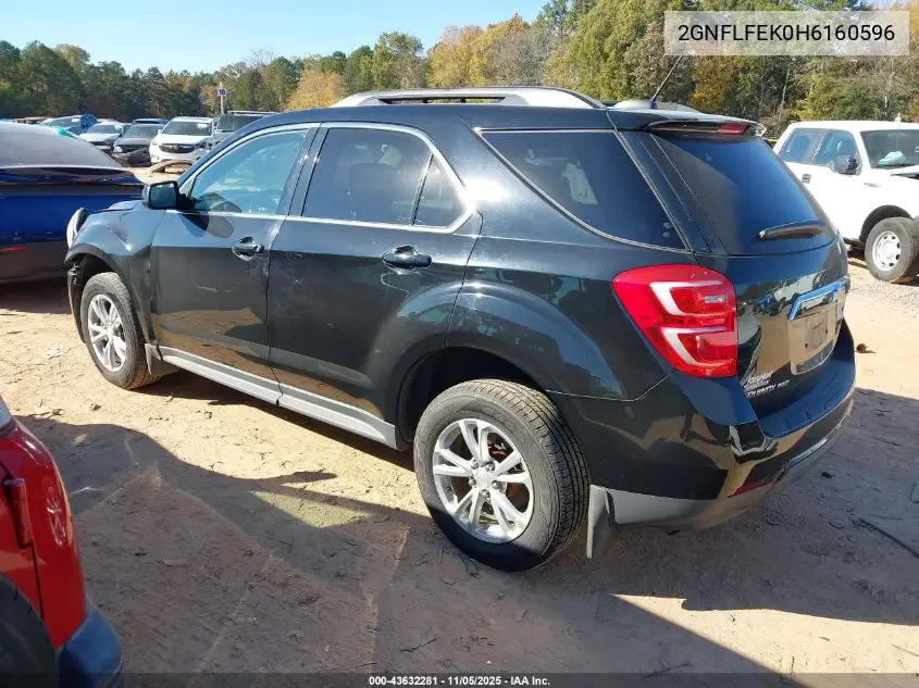 2GNFLFEK0H6160596 2017 Chevrolet Equinox Lt