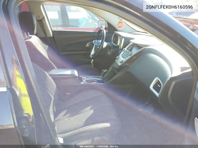 2GNFLFEK0H6160596 2017 Chevrolet Equinox Lt