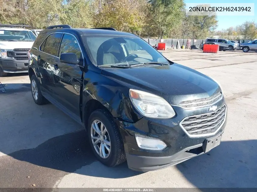 2GNALCEK2H6243942 2017 Chevrolet Equinox Lt