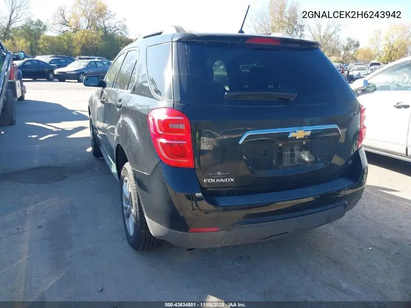 2GNALCEK2H6243942 2017 Chevrolet Equinox Lt