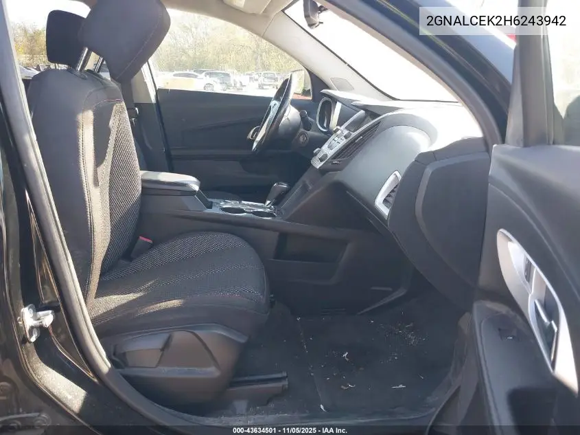 2GNALCEK2H6243942 2017 Chevrolet Equinox Lt