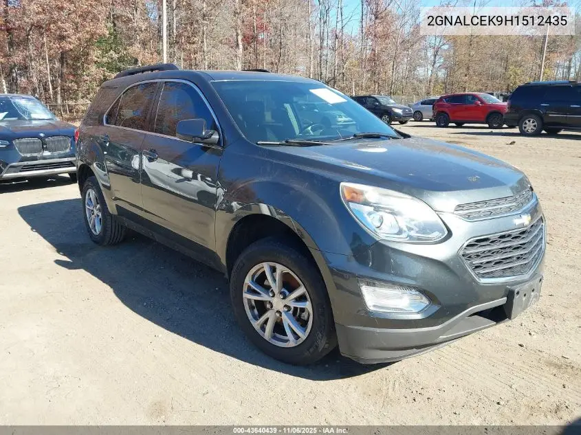 2GNALCEK9H1512435 2017 Chevrolet Equinox Lt