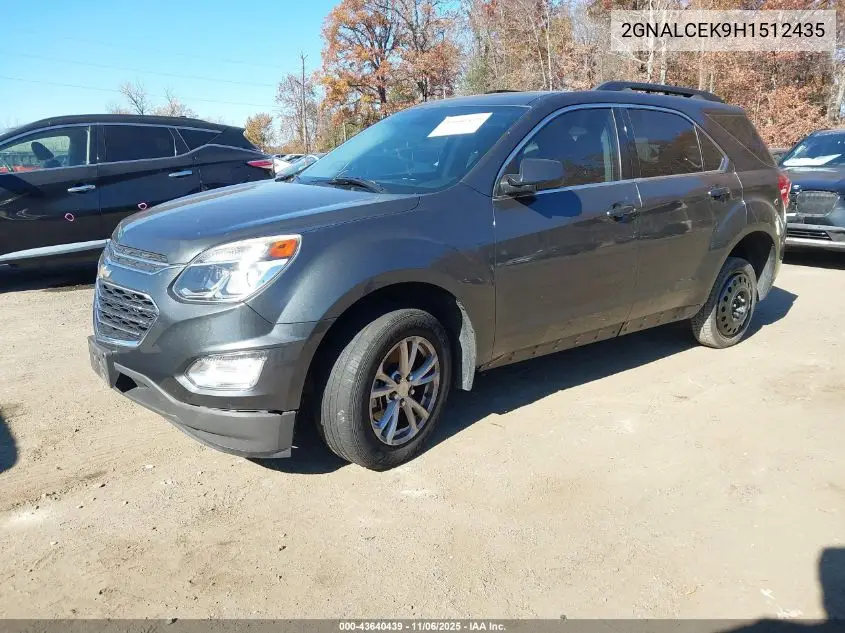 2GNALCEK9H1512435 2017 Chevrolet Equinox Lt