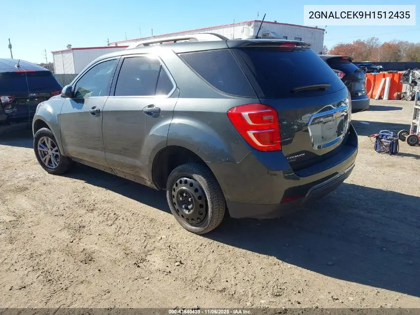 2GNALCEK9H1512435 2017 Chevrolet Equinox Lt