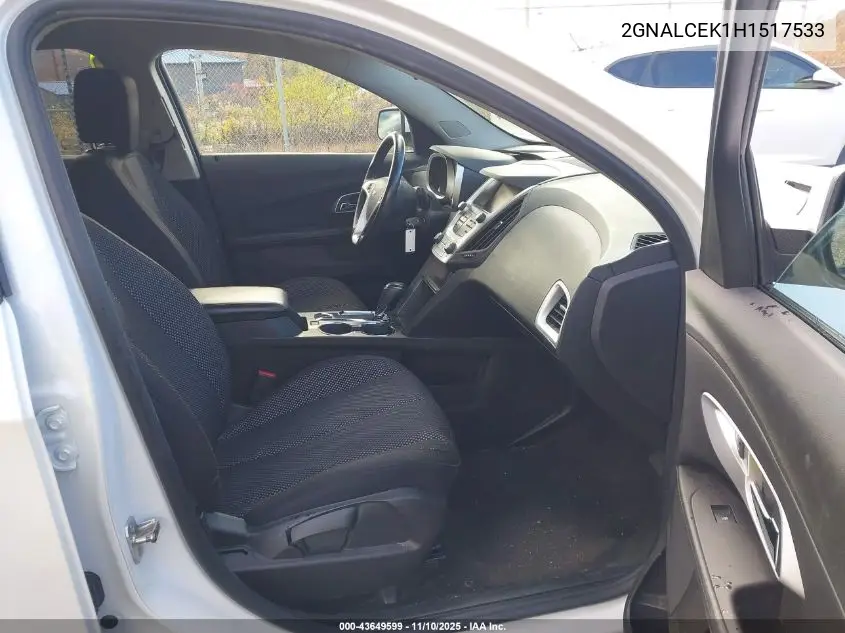 2GNALCEK1H1517533 2017 Chevrolet Equinox Lt