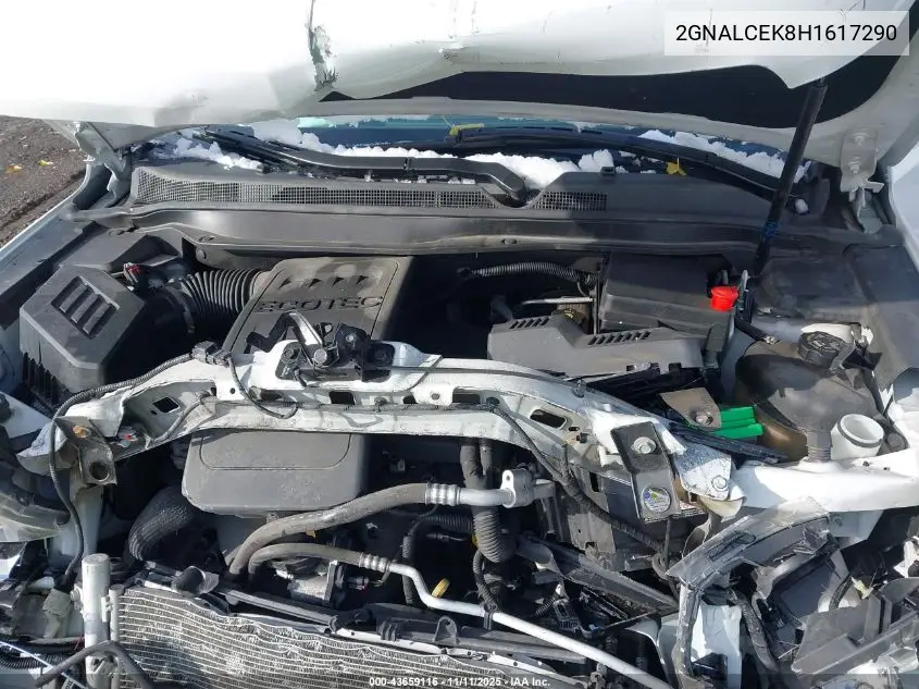 2GNALCEK8H1617290 2017 Chevrolet Equinox Lt