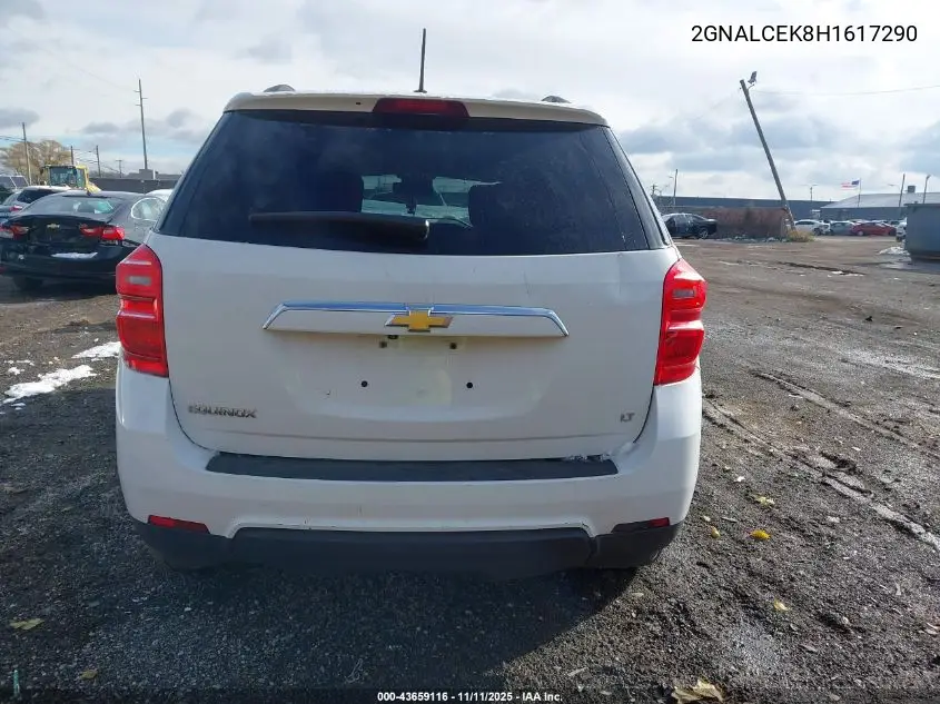 2GNALCEK8H1617290 2017 Chevrolet Equinox Lt