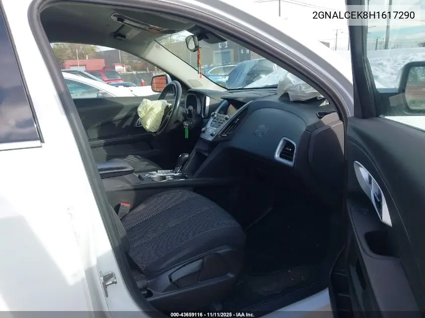 2GNALCEK8H1617290 2017 Chevrolet Equinox Lt