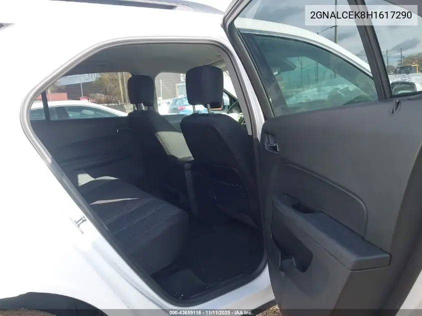 2GNALCEK8H1617290 2017 Chevrolet Equinox Lt