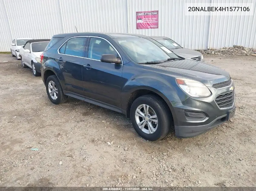 2GNALBEK4H1577106 2017 Chevrolet Equinox Ls