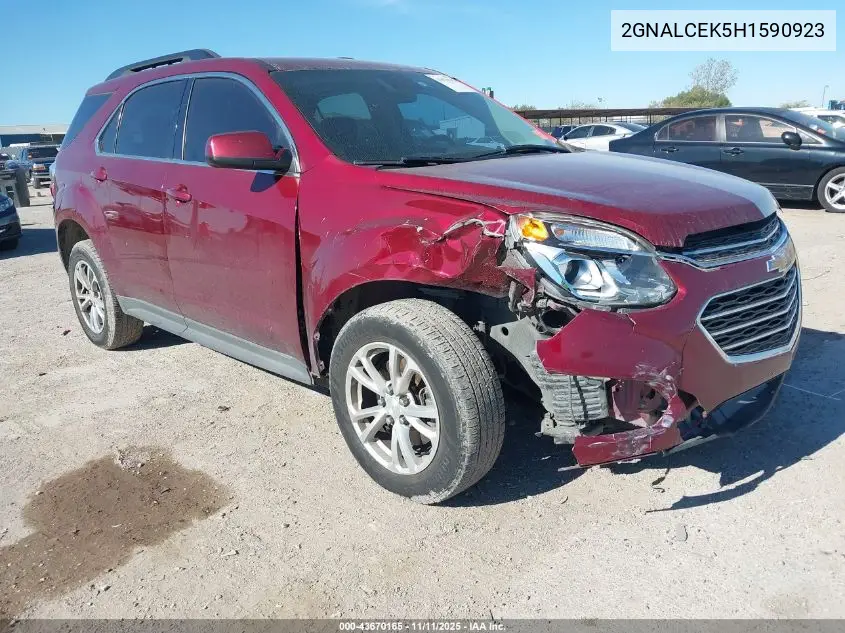 2GNALCEK5H1590923 2017 Chevrolet Equinox Lt