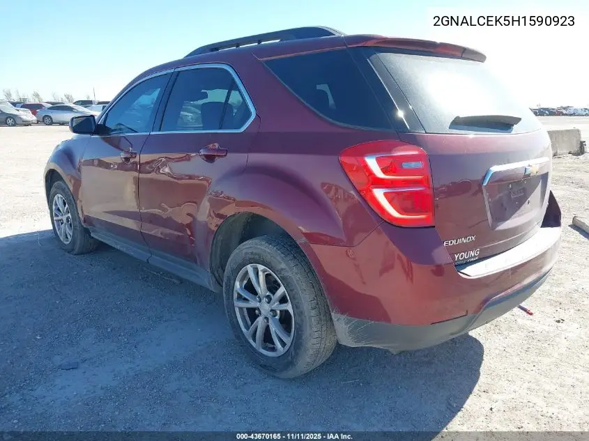 2GNALCEK5H1590923 2017 Chevrolet Equinox Lt