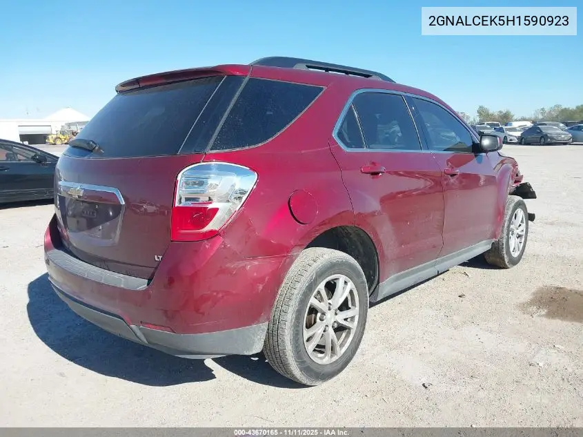 2GNALCEK5H1590923 2017 Chevrolet Equinox Lt