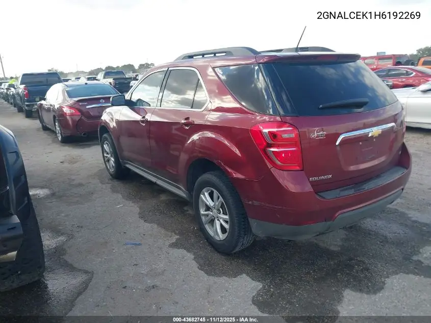 2GNALCEK1H6192269 2017 Chevrolet Equinox Lt