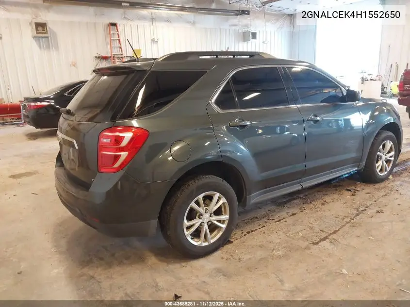2GNALCEK4H1552650 2017 Chevrolet Equinox Lt