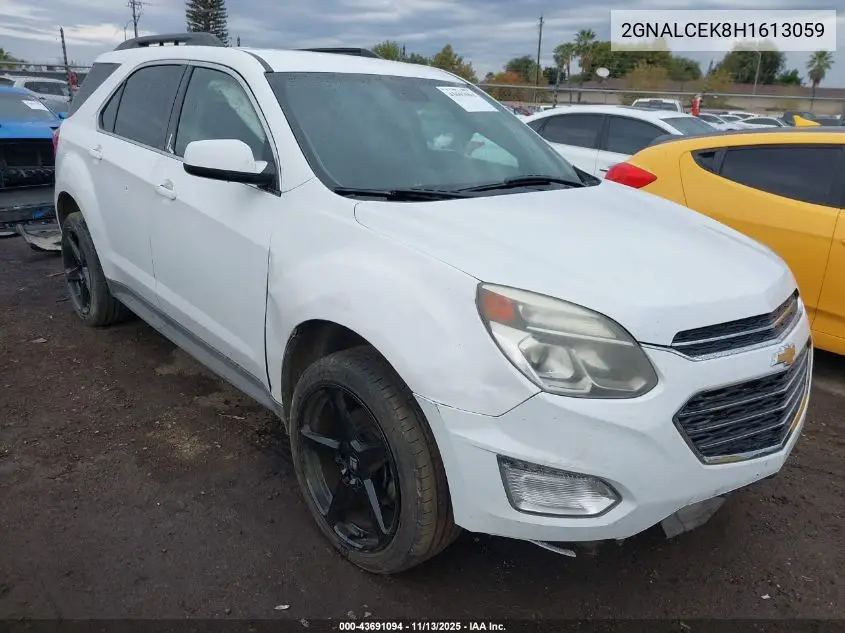 2GNALCEK8H1613059 2017 Chevrolet Equinox Lt