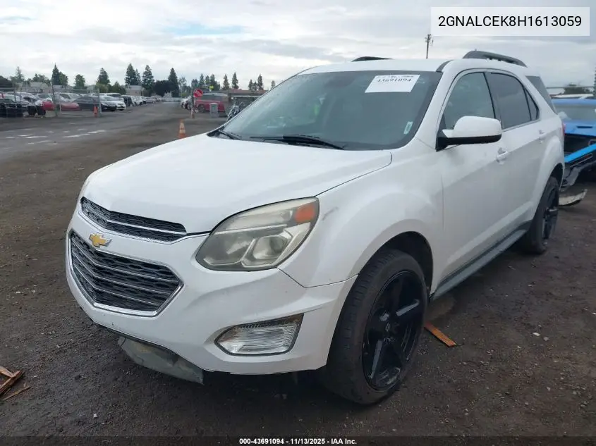 2GNALCEK8H1613059 2017 Chevrolet Equinox Lt