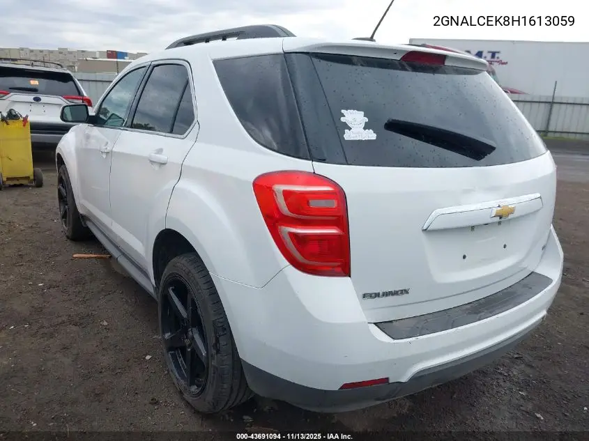 2GNALCEK8H1613059 2017 Chevrolet Equinox Lt