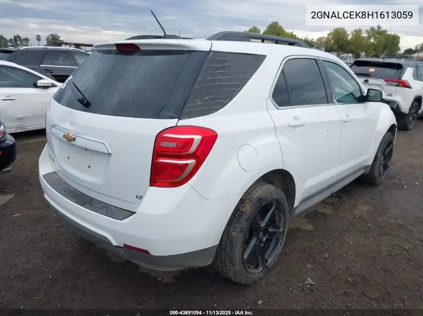 2GNALCEK8H1613059 2017 Chevrolet Equinox Lt
