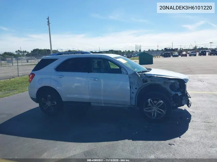 2GNALDEK3H6101220 2017 Chevrolet Equinox Premier
