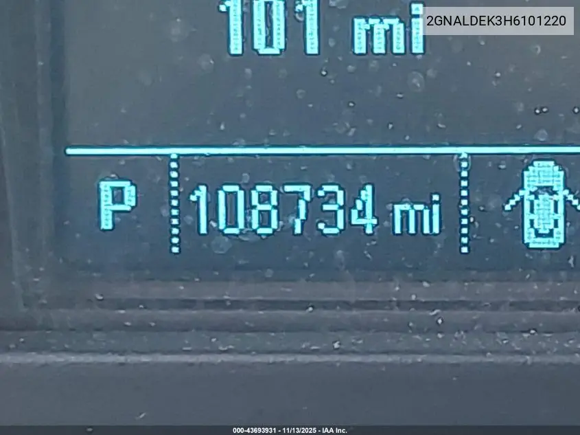 2GNALDEK3H6101220 2017 Chevrolet Equinox Premier