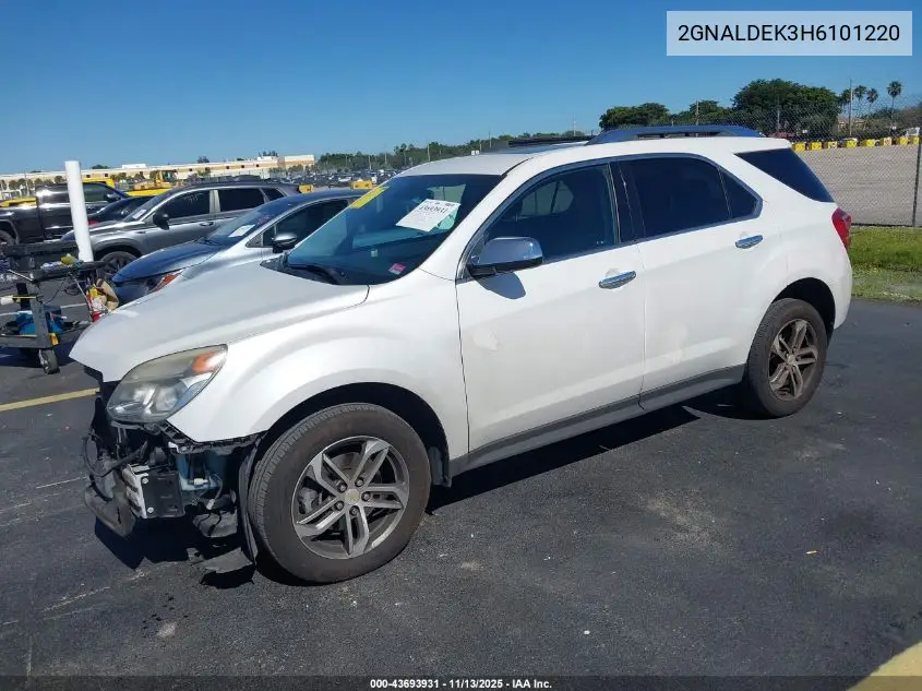 2GNALDEK3H6101220 2017 Chevrolet Equinox Premier