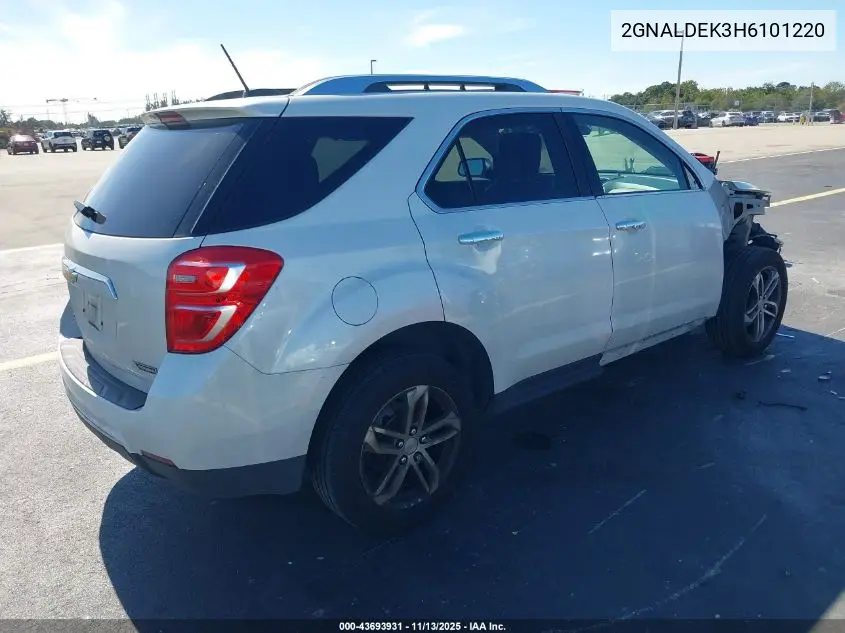2GNALDEK3H6101220 2017 Chevrolet Equinox Premier