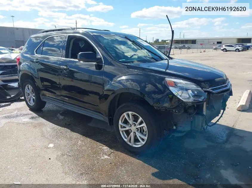 2GNALCEK9H6192620 2017 Chevrolet Equinox Lt