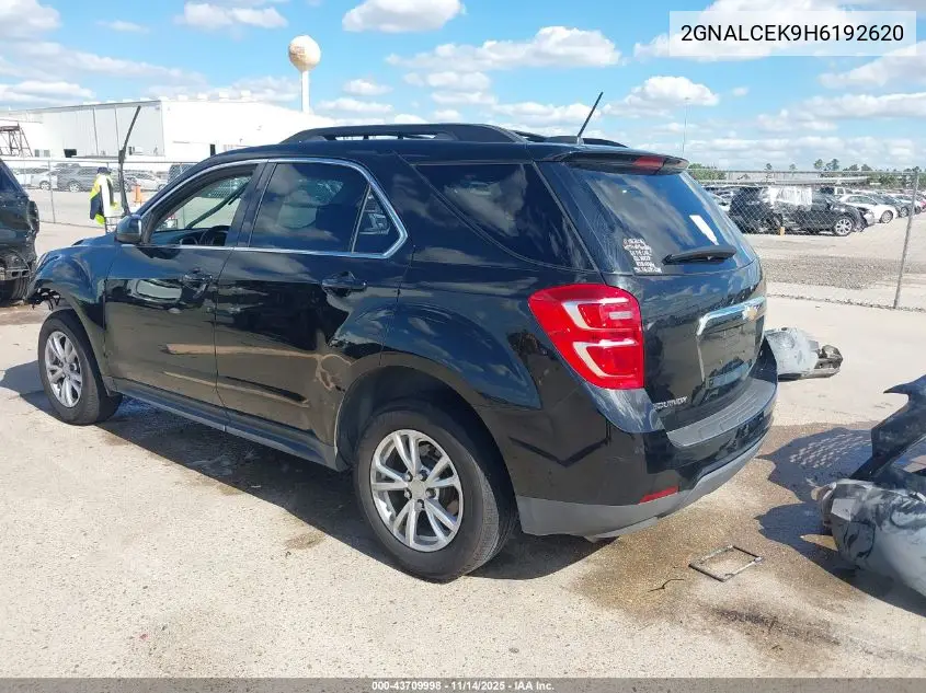 2GNALCEK9H6192620 2017 Chevrolet Equinox Lt