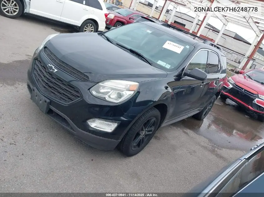 2GNALCEK7H6248778 2017 Chevrolet Equinox Lt