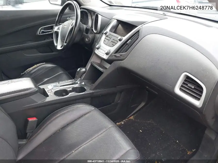 2GNALCEK7H6248778 2017 Chevrolet Equinox Lt