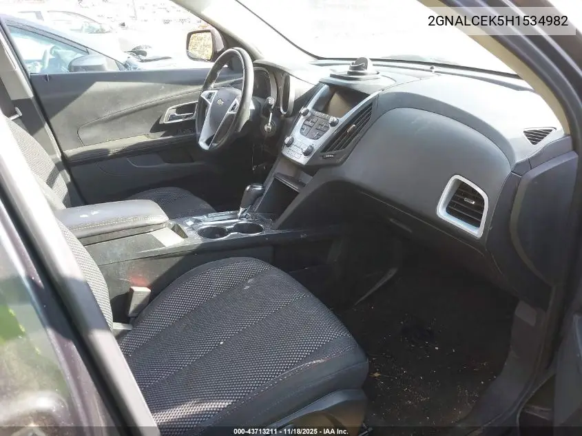 2GNALCEK5H1534982 2017 Chevrolet Equinox Lt