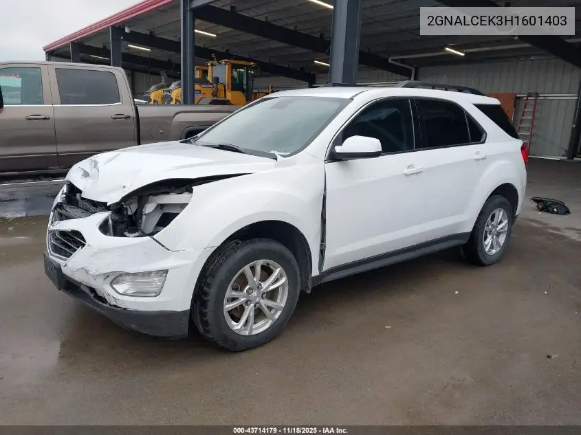 2GNALCEK3H1601403 2017 Chevrolet Equinox Lt