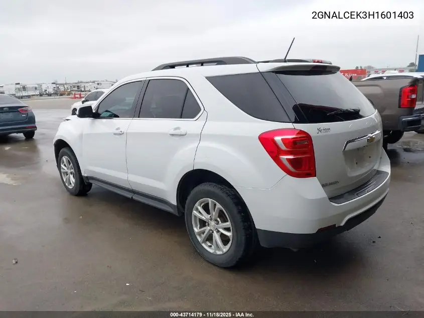 2GNALCEK3H1601403 2017 Chevrolet Equinox Lt