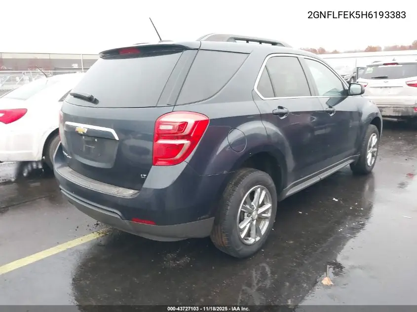 2GNFLFEK5H6193383 2017 Chevrolet Equinox Lt