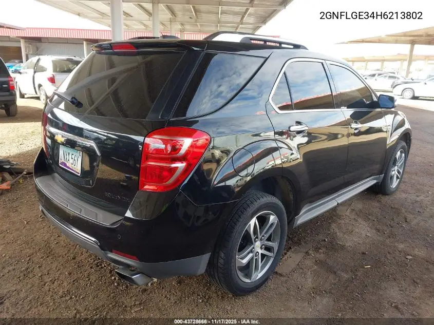2GNFLGE34H6213802 2017 Chevrolet Equinox Premier