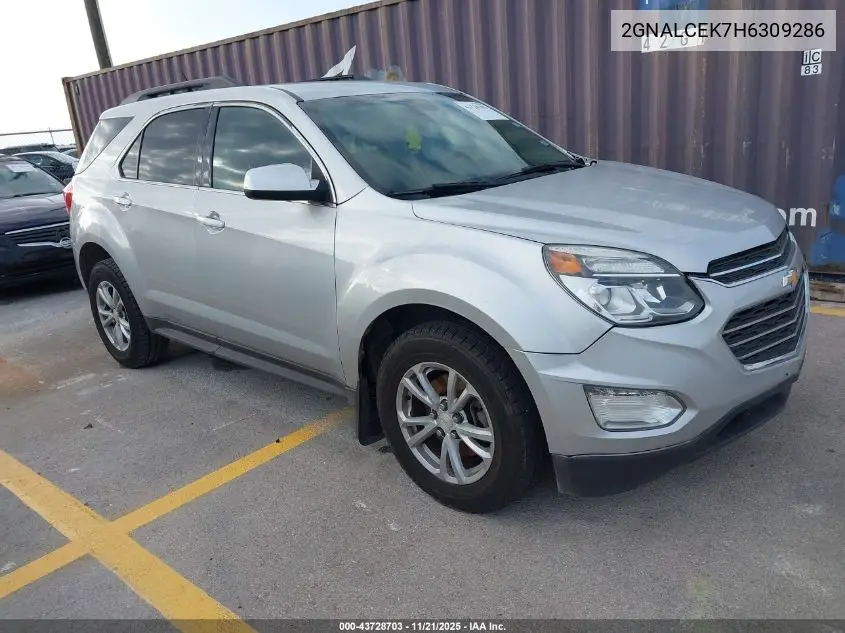 2GNALCEK7H6309286 2017 Chevrolet Equinox Lt