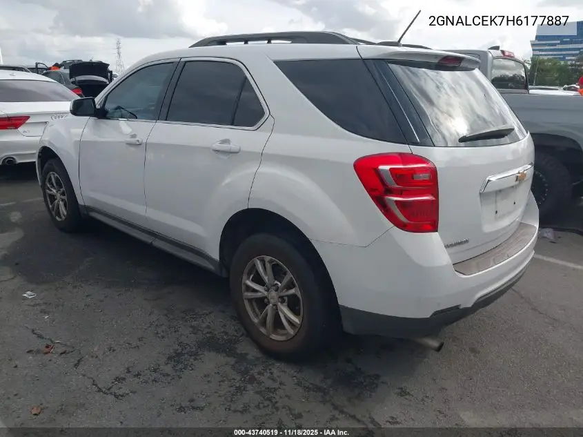 2GNALCEK7H6177887 2017 Chevrolet Equinox Lt