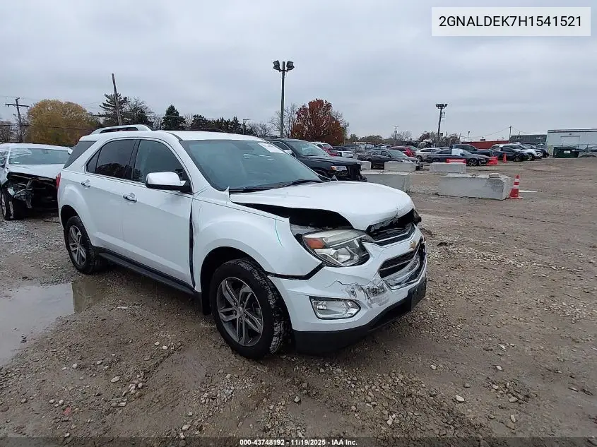 2GNALDEK7H1541521 2017 Chevrolet Equinox Premier