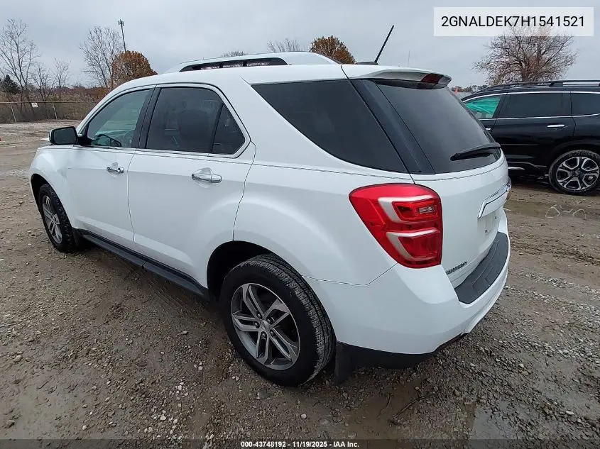 2GNALDEK7H1541521 2017 Chevrolet Equinox Premier