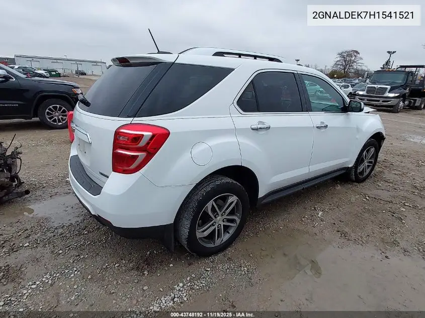 2GNALDEK7H1541521 2017 Chevrolet Equinox Premier