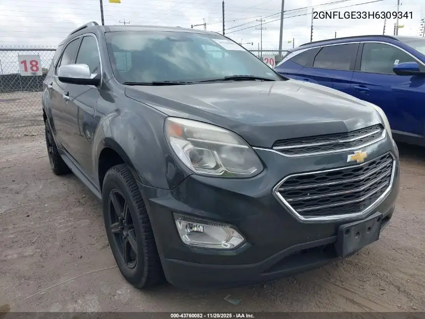 2GNFLGE33H6309341 2017 Chevrolet Equinox Premier