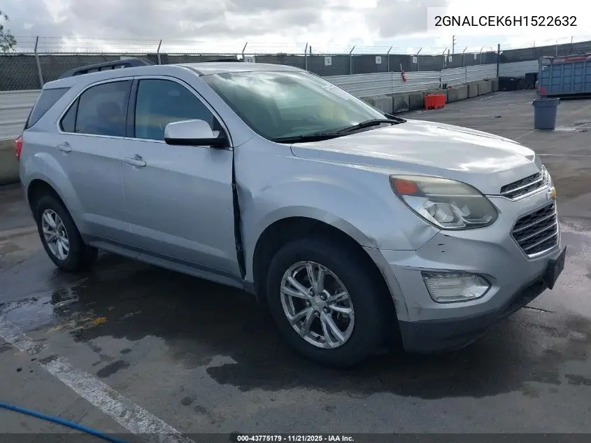 2GNALCEK6H1522632 2017 Chevrolet Equinox Lt