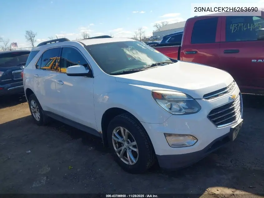 2GNALCEK2H6263690 2017 Chevrolet Equinox Lt